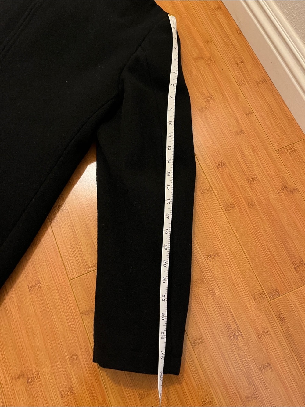 J. Crew Men’s Black Double-Breasted Wool Peacoat - Picture 12 of 16